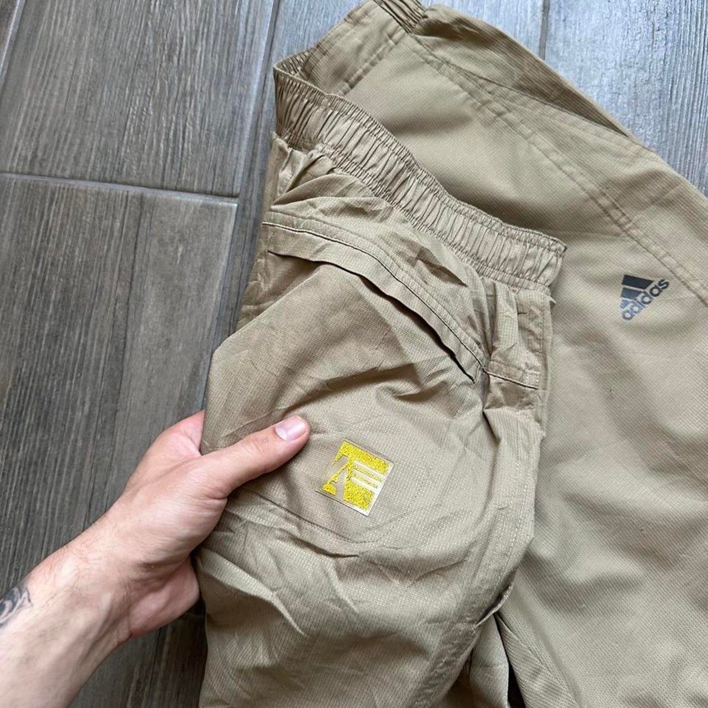 Adidas tan shorts