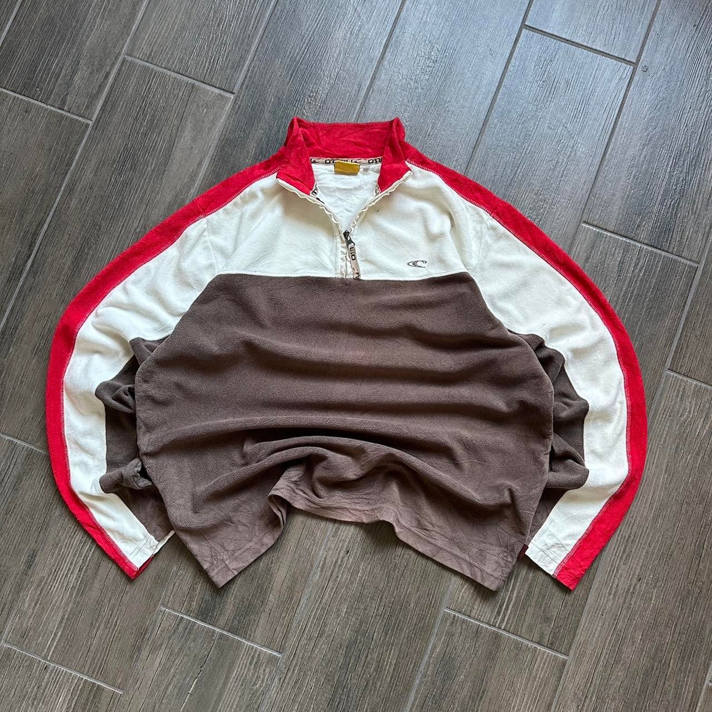 Oneill fleece Y2K baggy surf jumper L