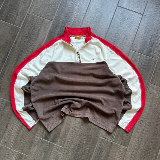 Oneill fleece Y2K baggy surf jumper L