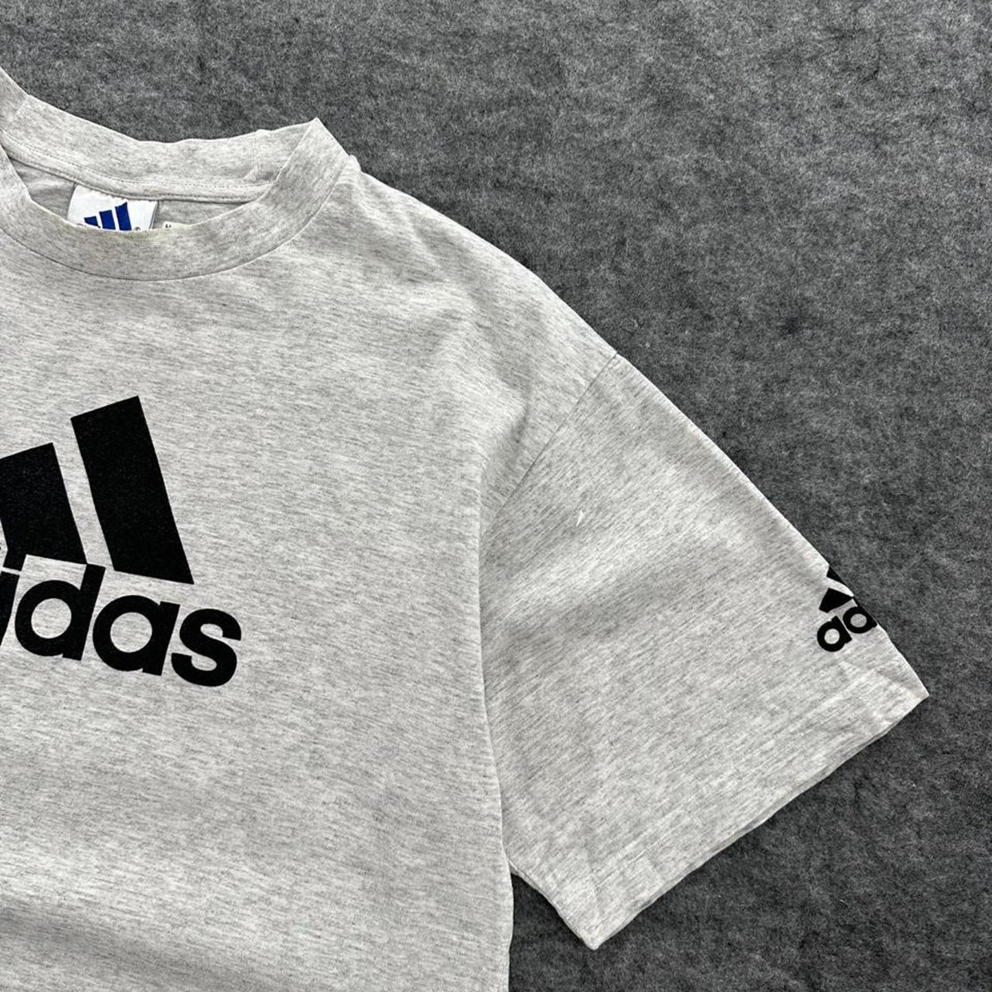 Adidas grey baby tee size