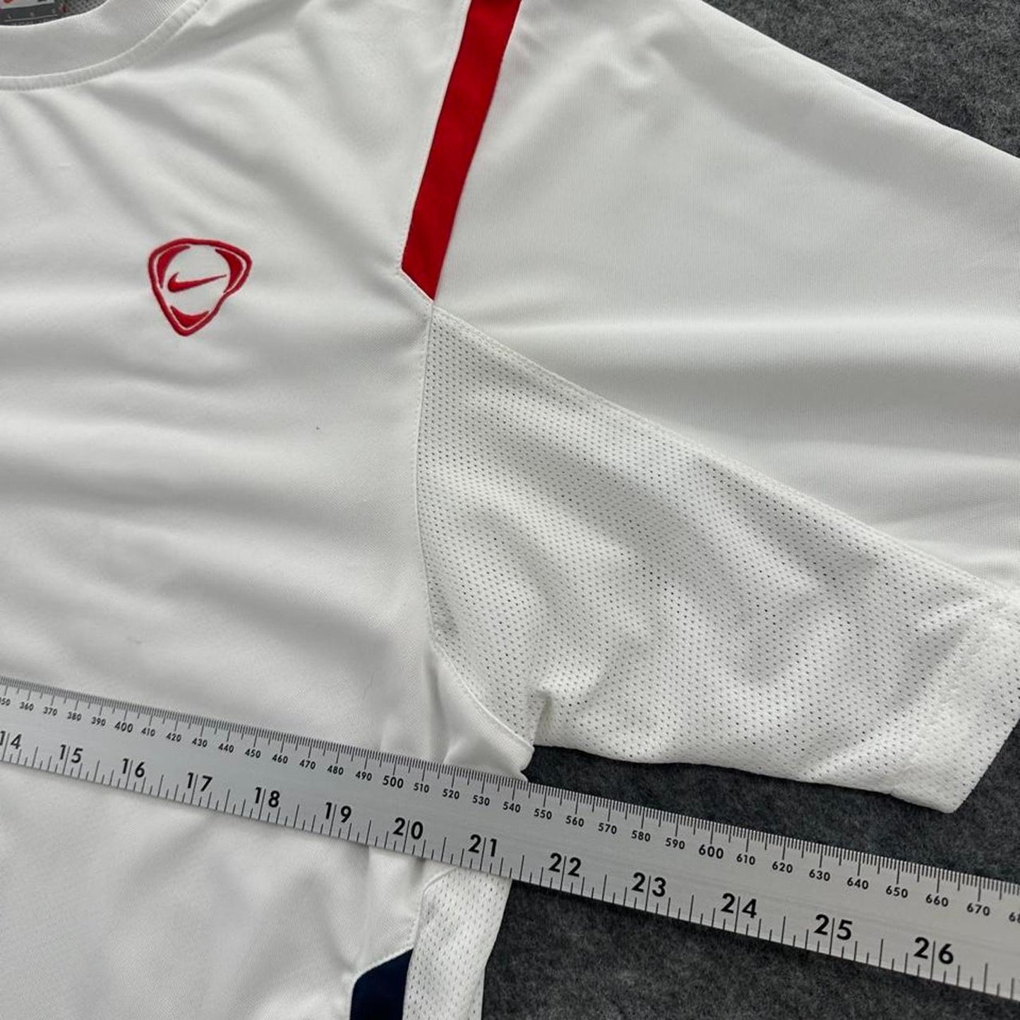 Nike white red sportswear