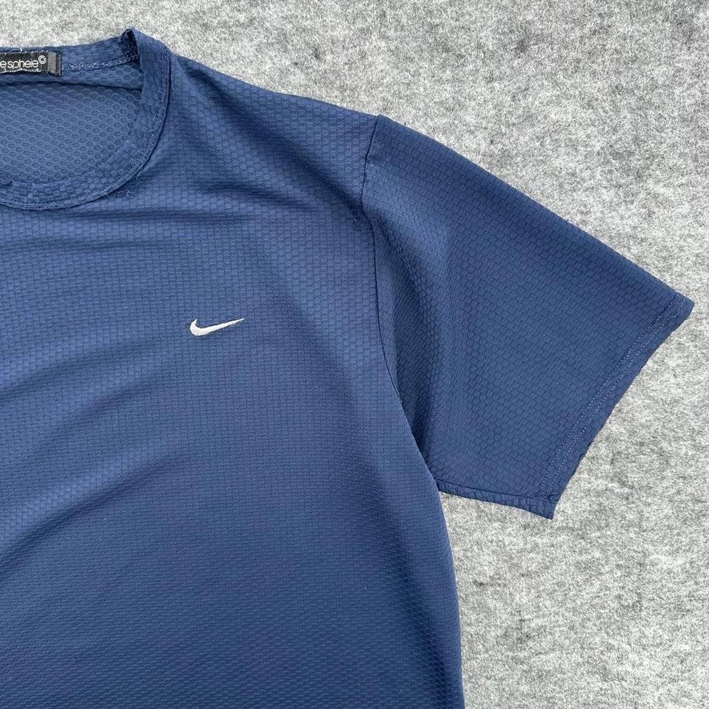 Nike dri fit navy blue t shirt