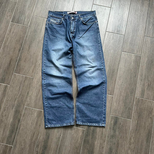 Diesel distressed blue jeans