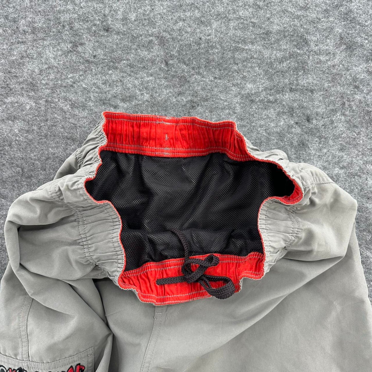 Quiksilver grey board shorts with