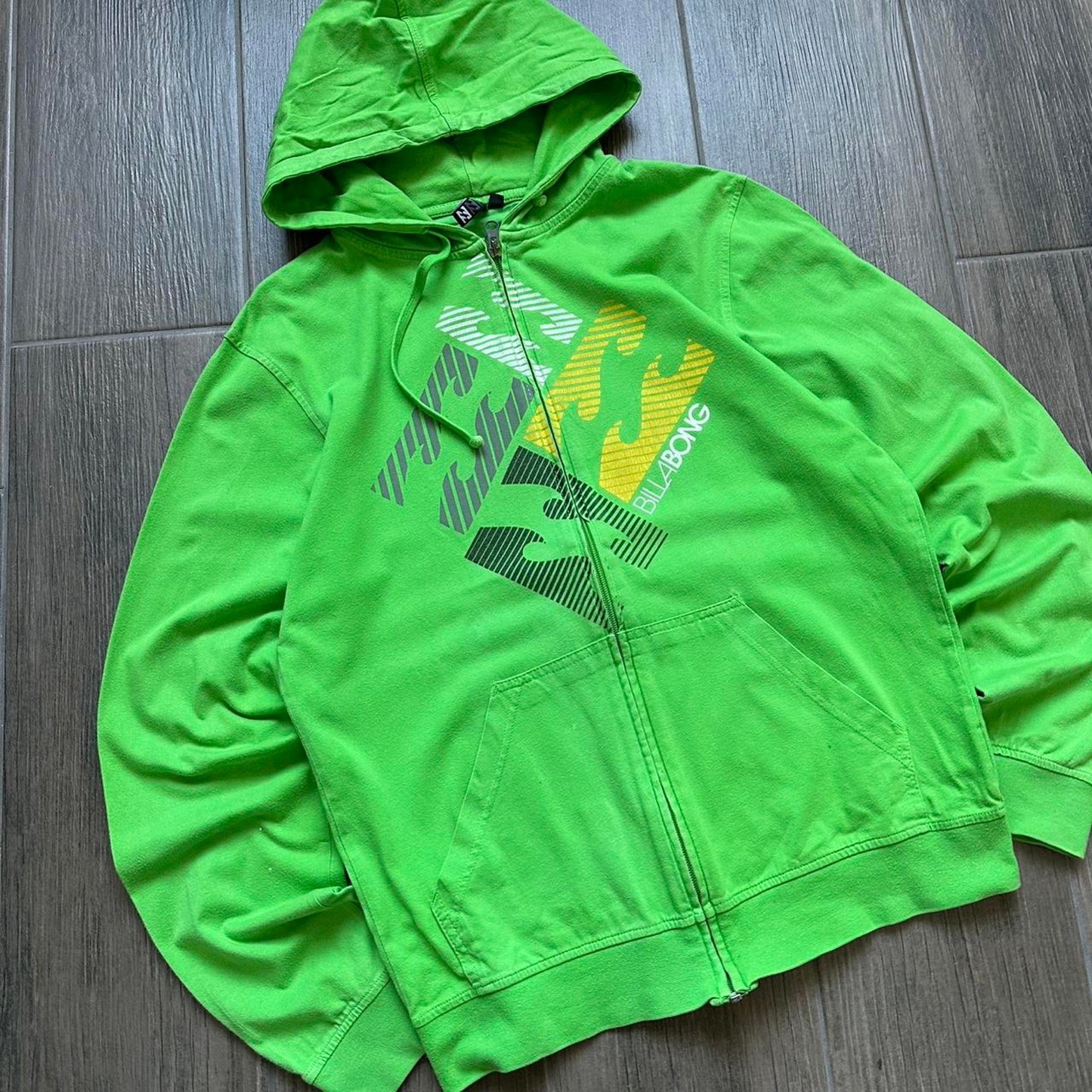 Billabong y2k baggy zip hoodie