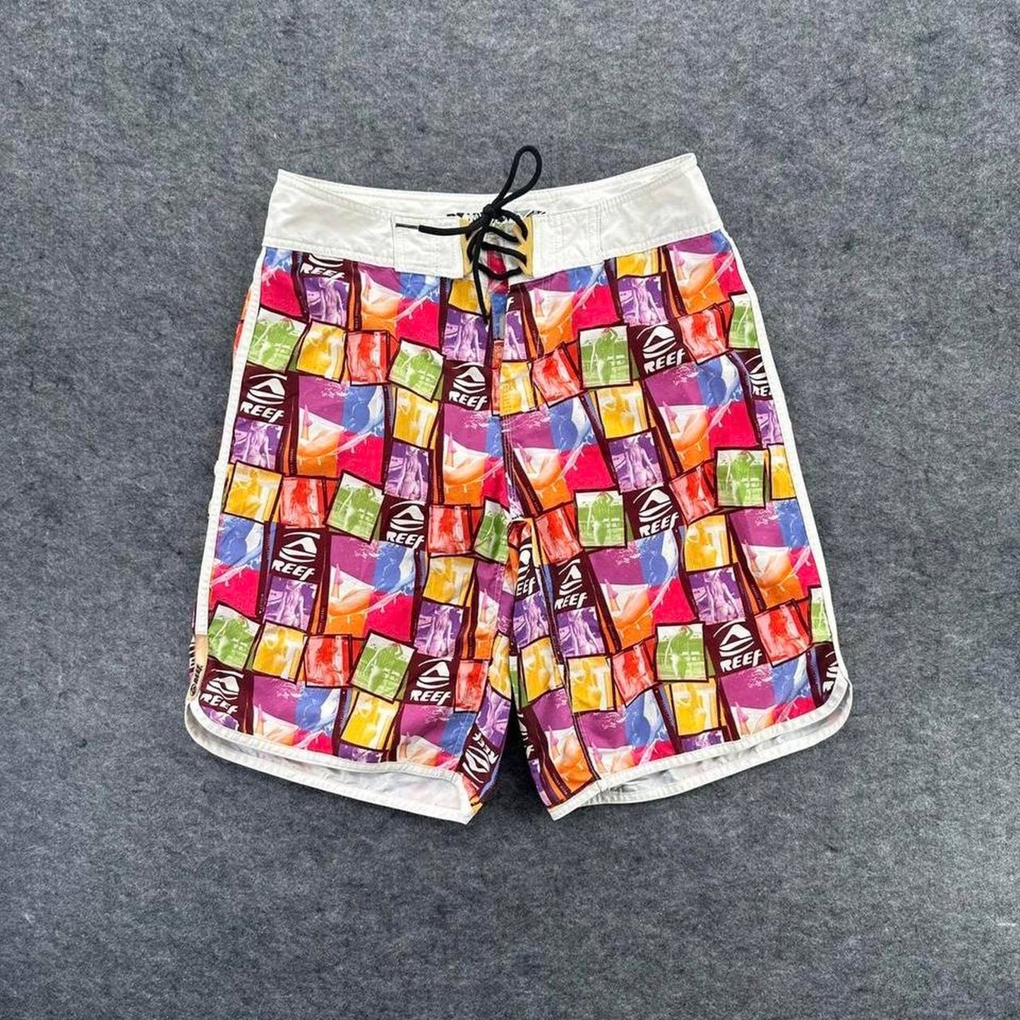 Reef board shorts with multicolored