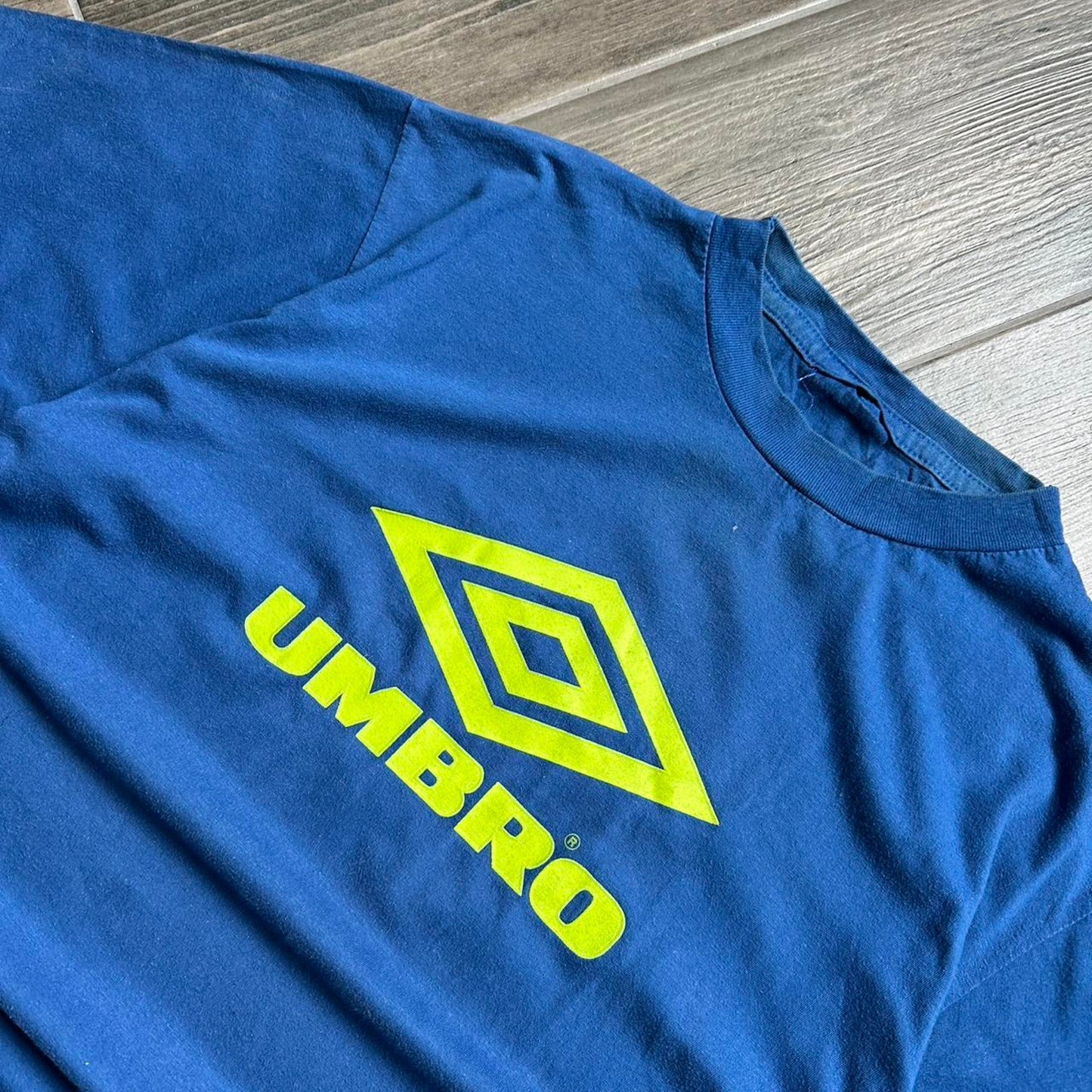 Umbro blue and yellow cotton