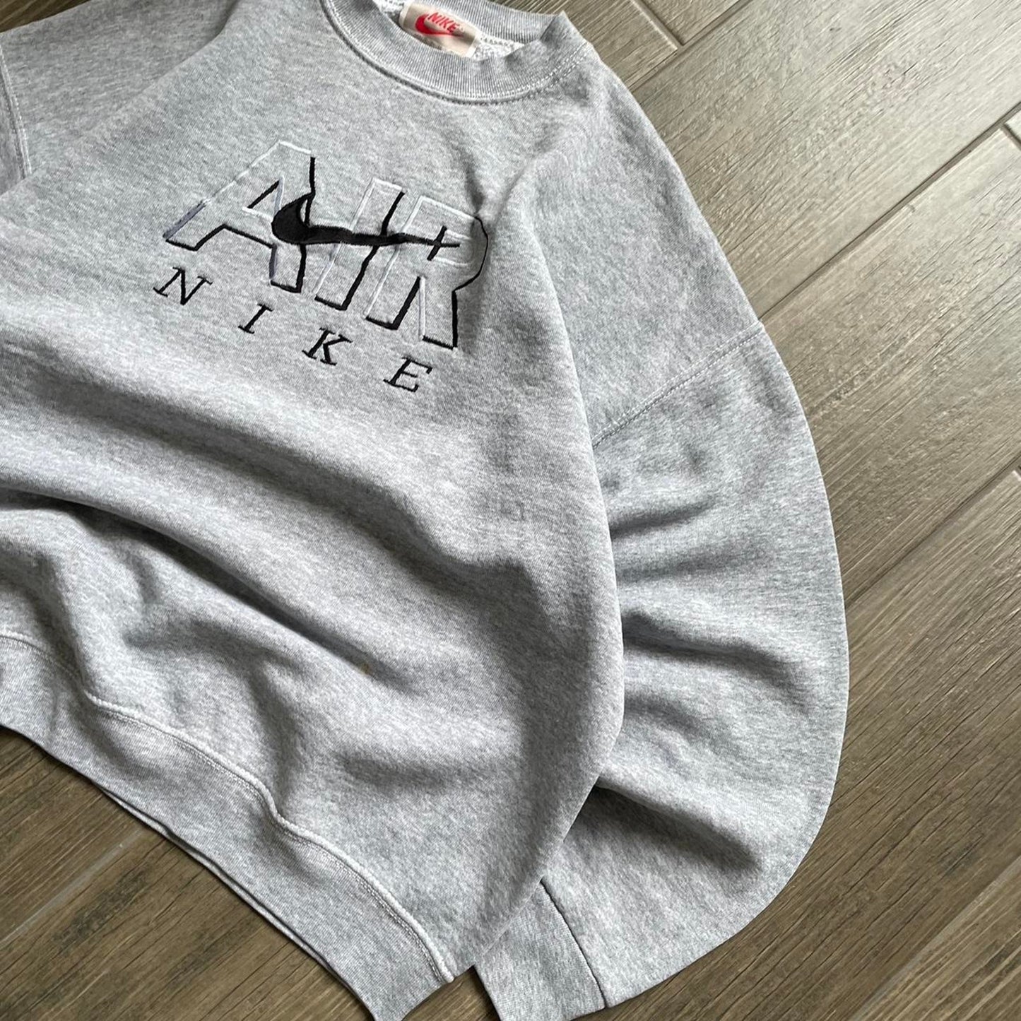 Nike grey made in usa 90s vintage Oversized L sweatshirt