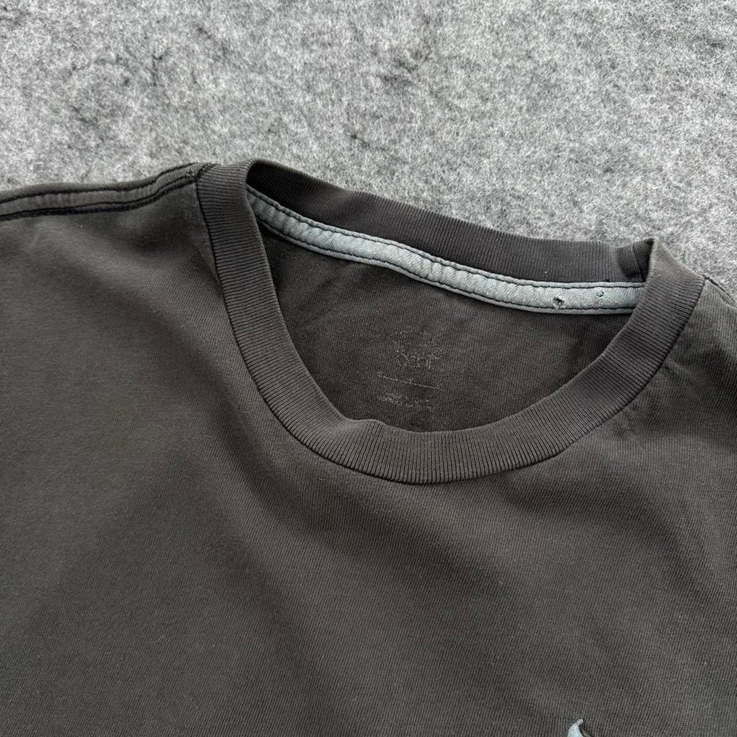 Nike brown cotton t shirt with