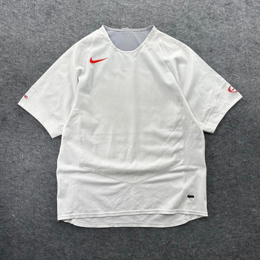 Nike white red soccer