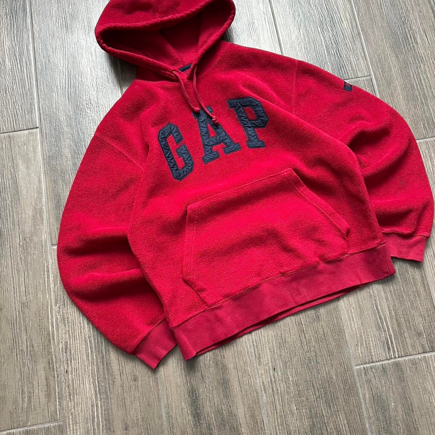 Gap fleece y2k travis style baggy hoodie