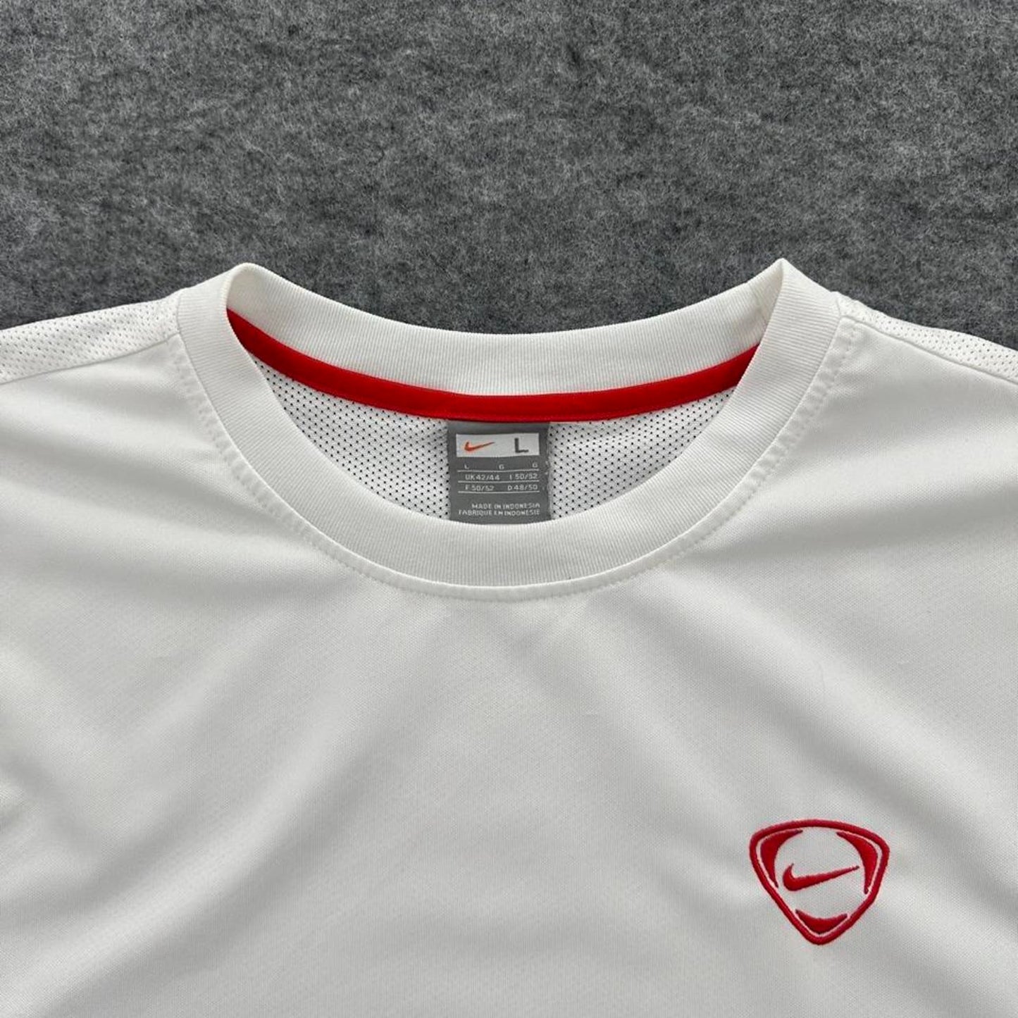 Nike white red sportswear