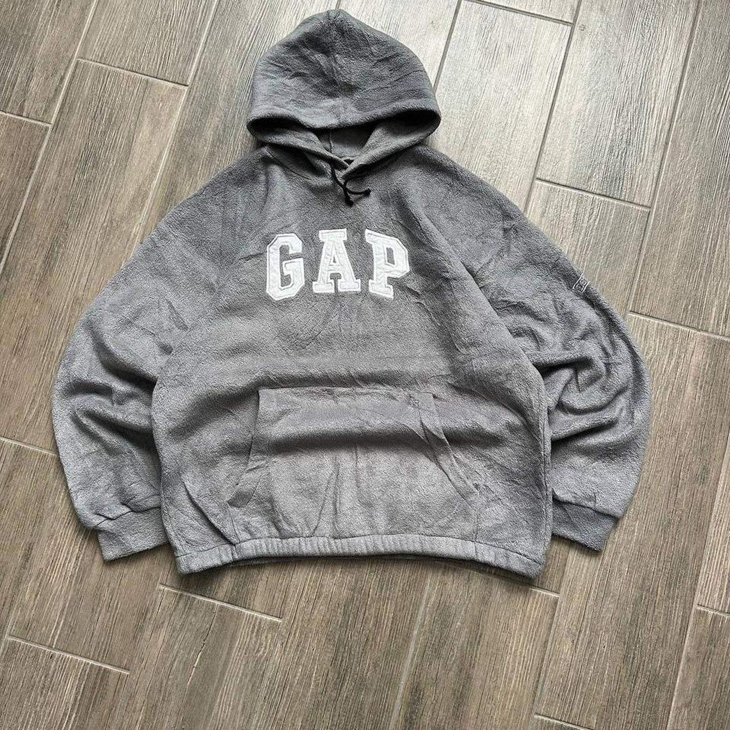 Gap fleece y2k travis style baggy hoodie