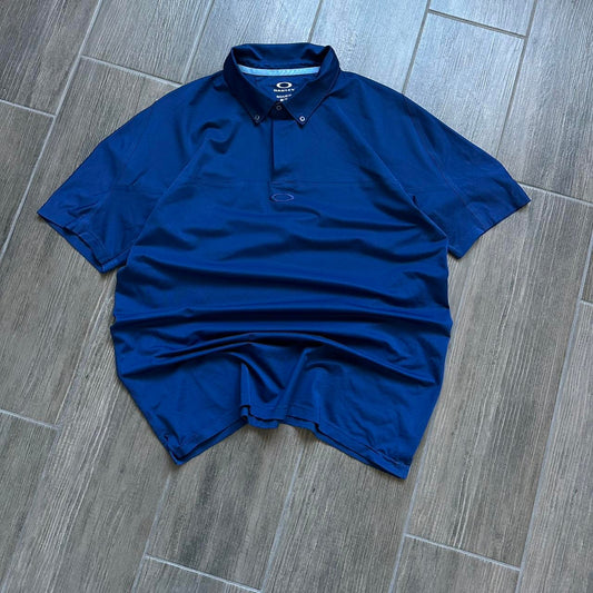 Oakley software navy y2k polo tee