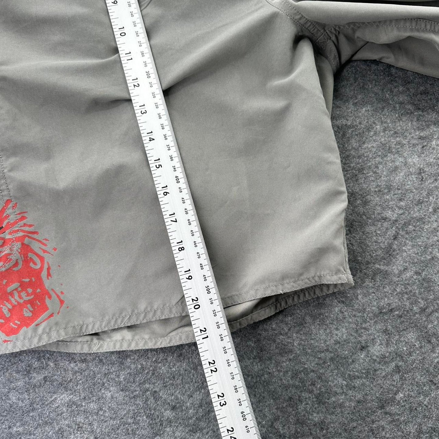 Quiksilver grey board shorts with