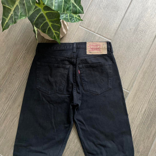Levis black denim jeans
