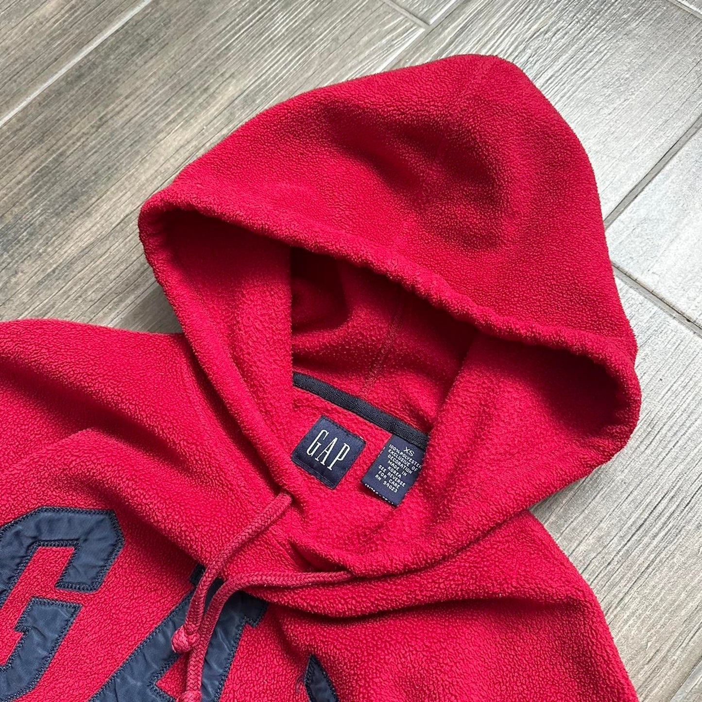Gap fleece y2k travis style baggy hoodie
