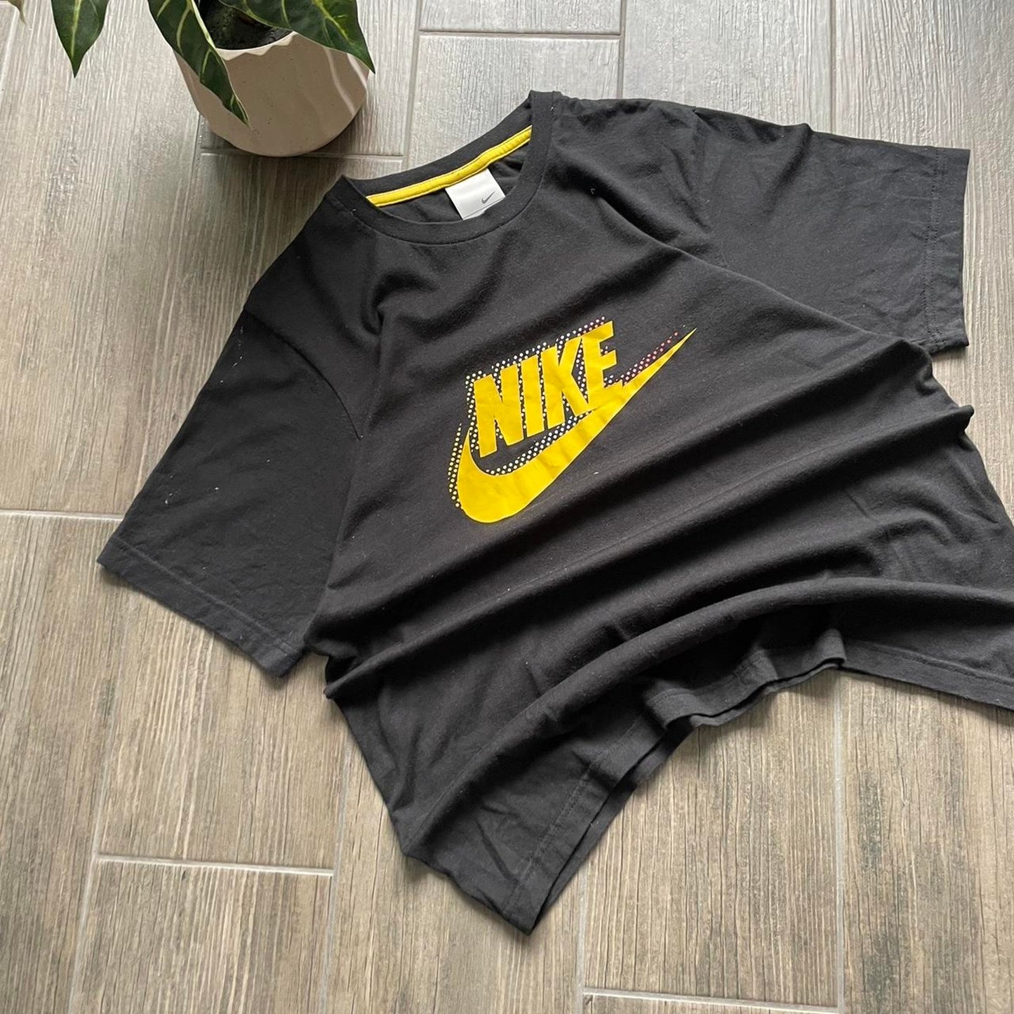Nike black vintage baggy y2k tee