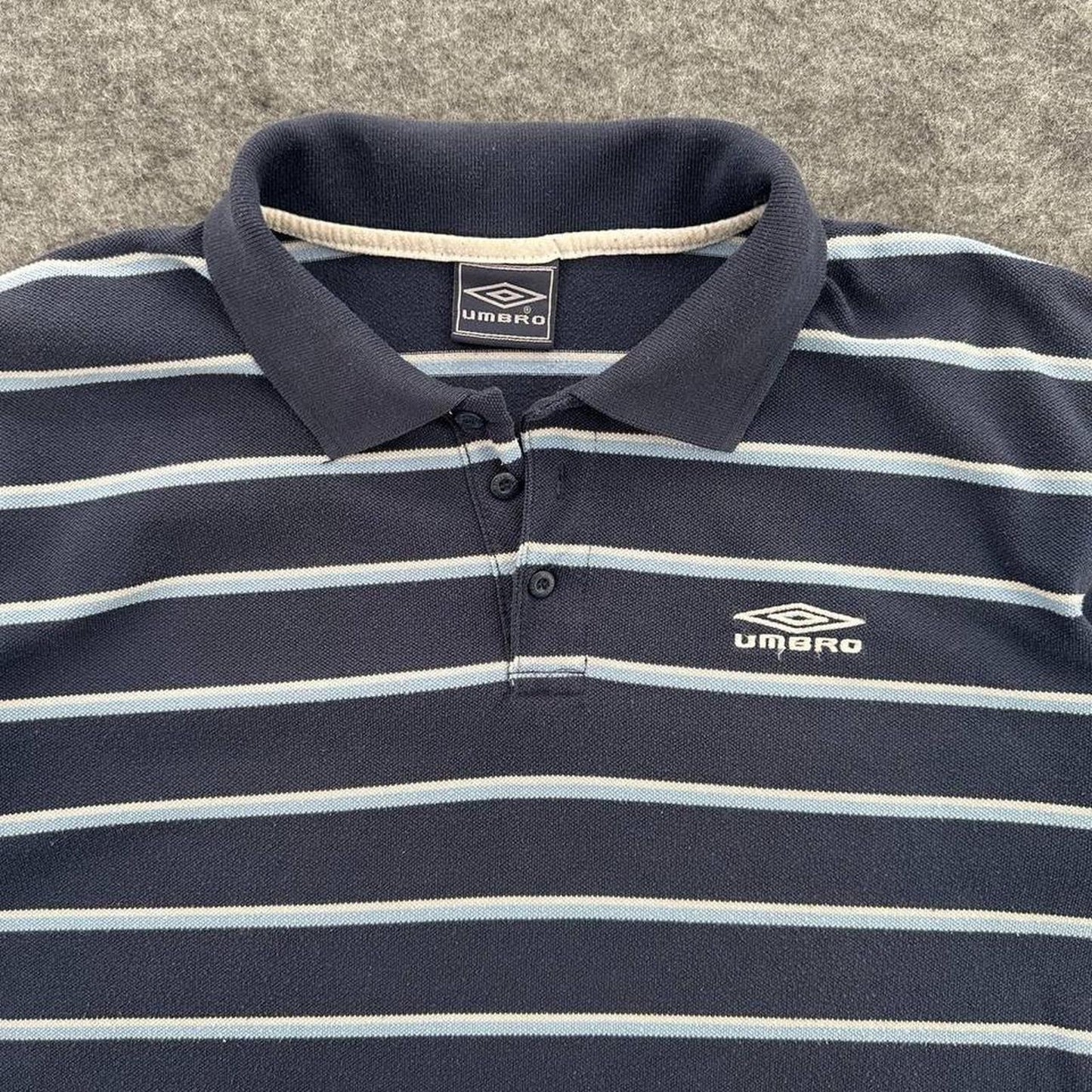 Umbro navy blue with white