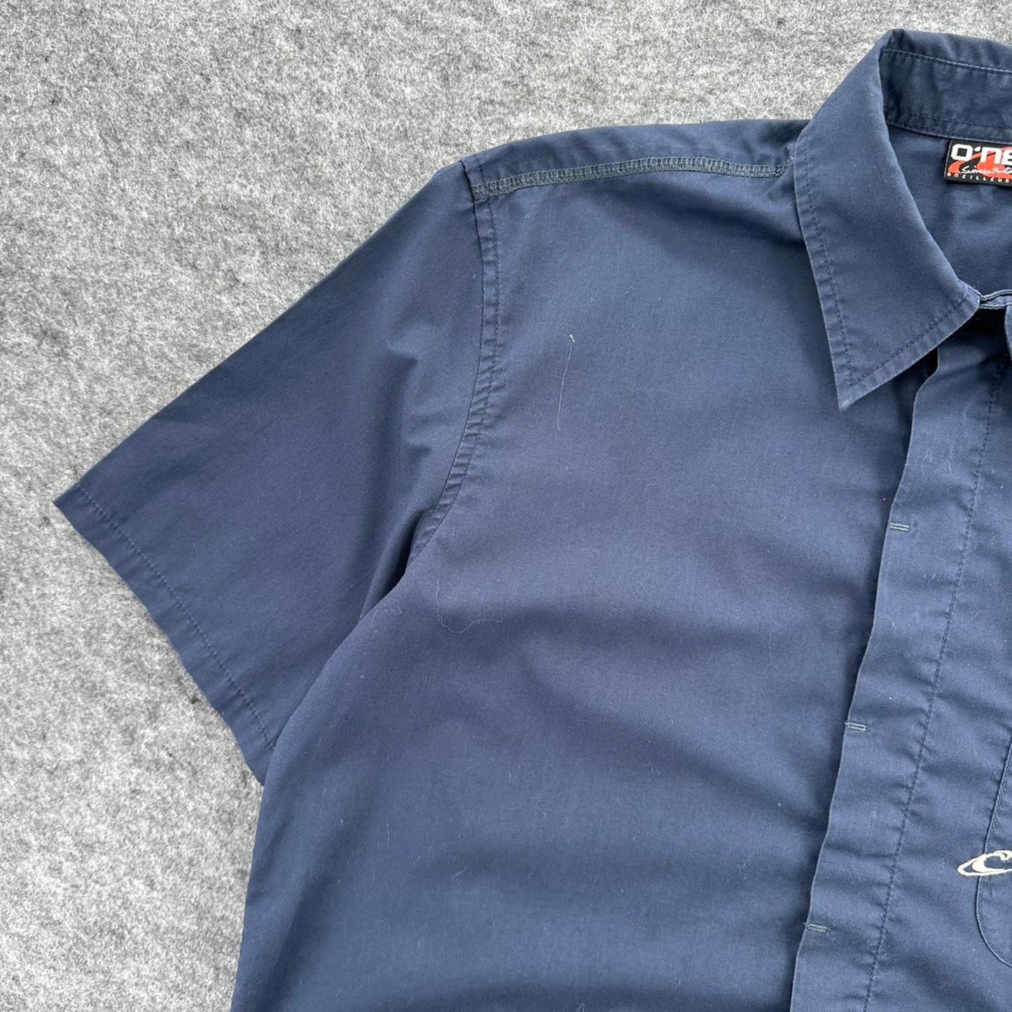 Oneill navy button up shirt
