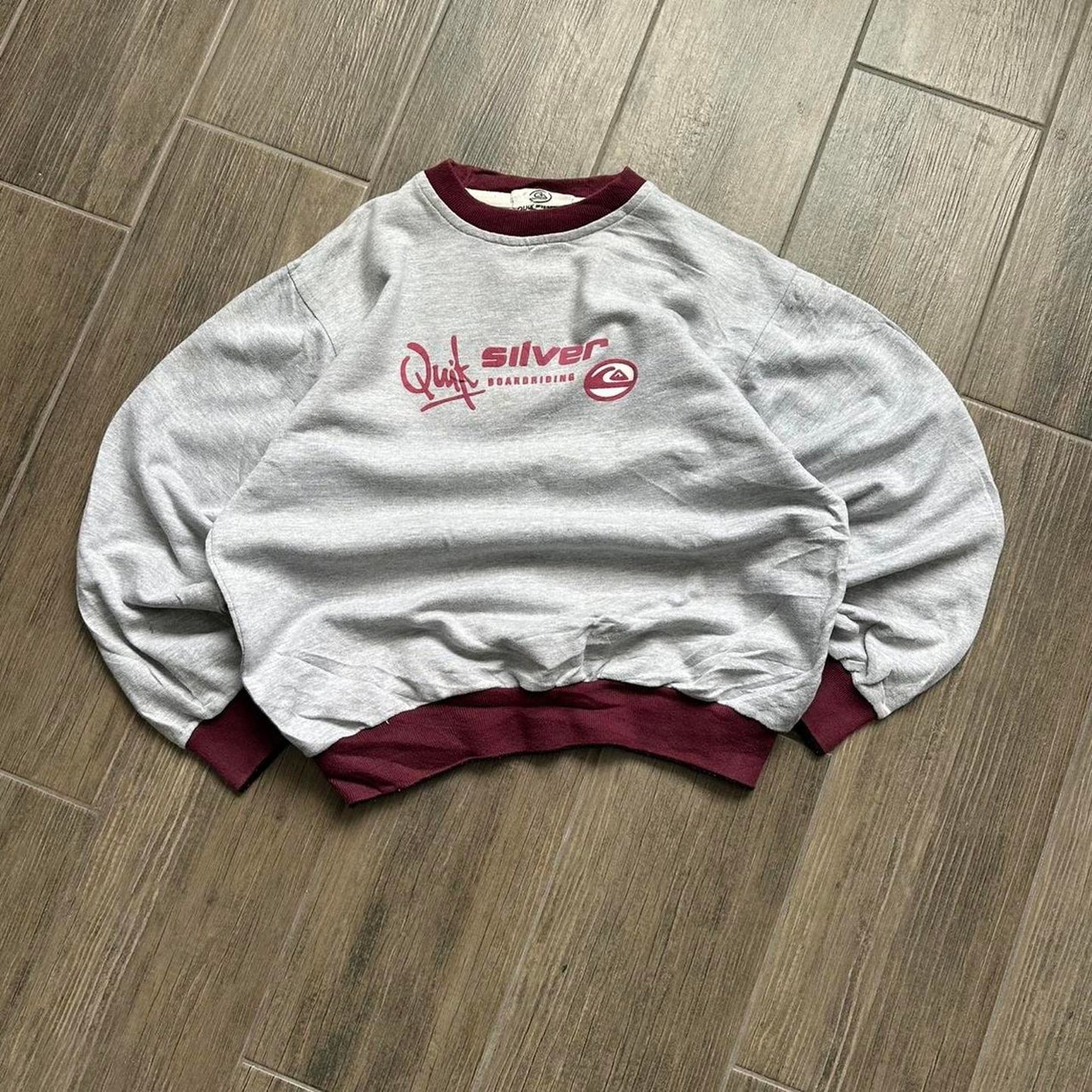 Quiksilver grey vintage sweatshirt