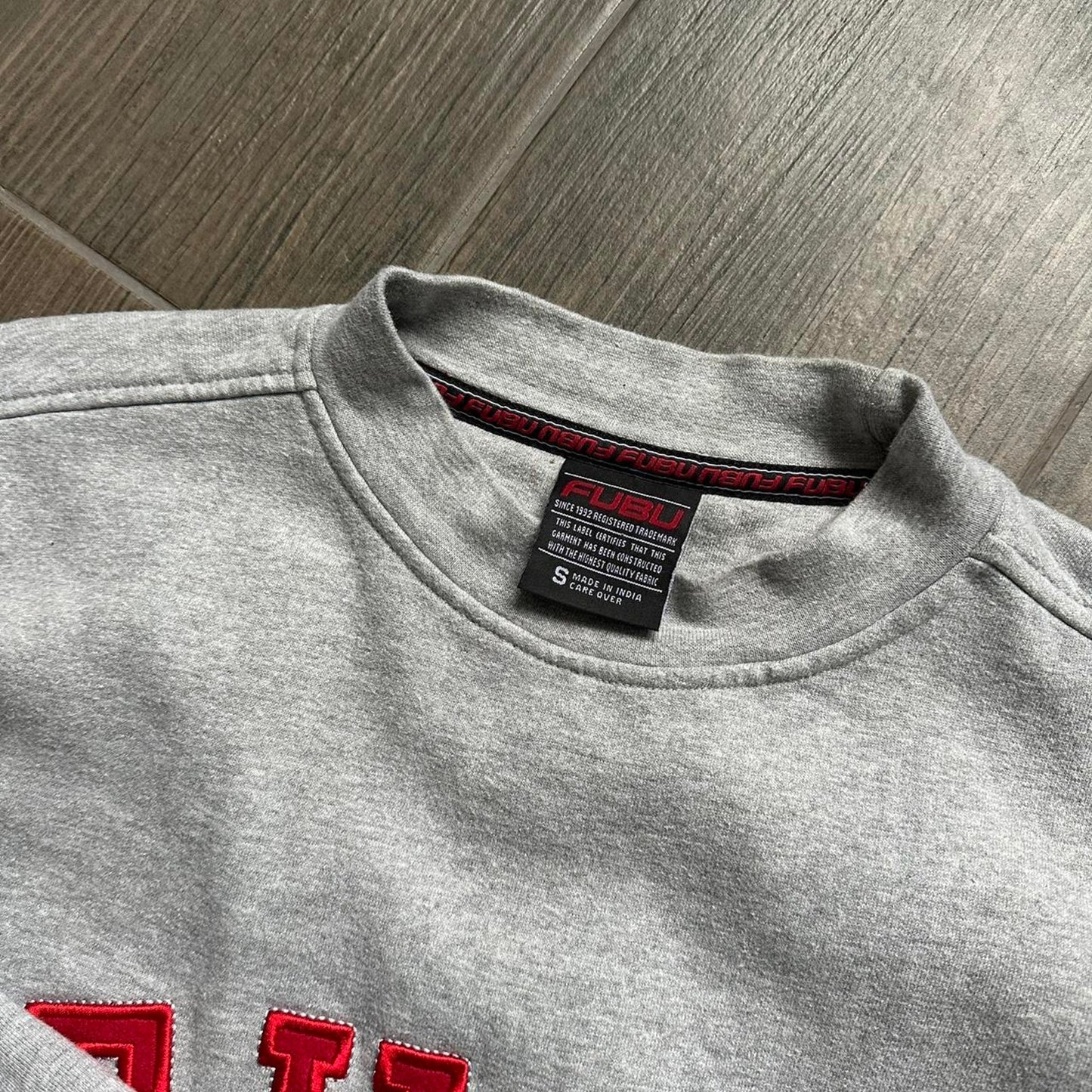 Fubu grey crewneck sweatshirt