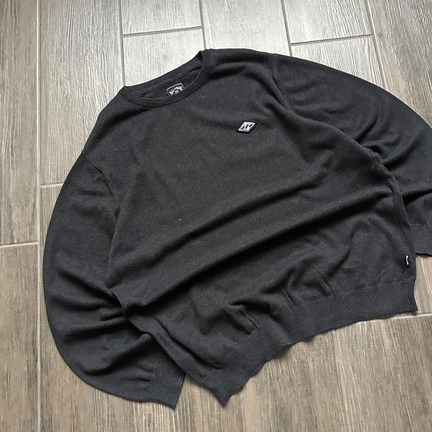 Billabong black knitted surf baggy L sweater