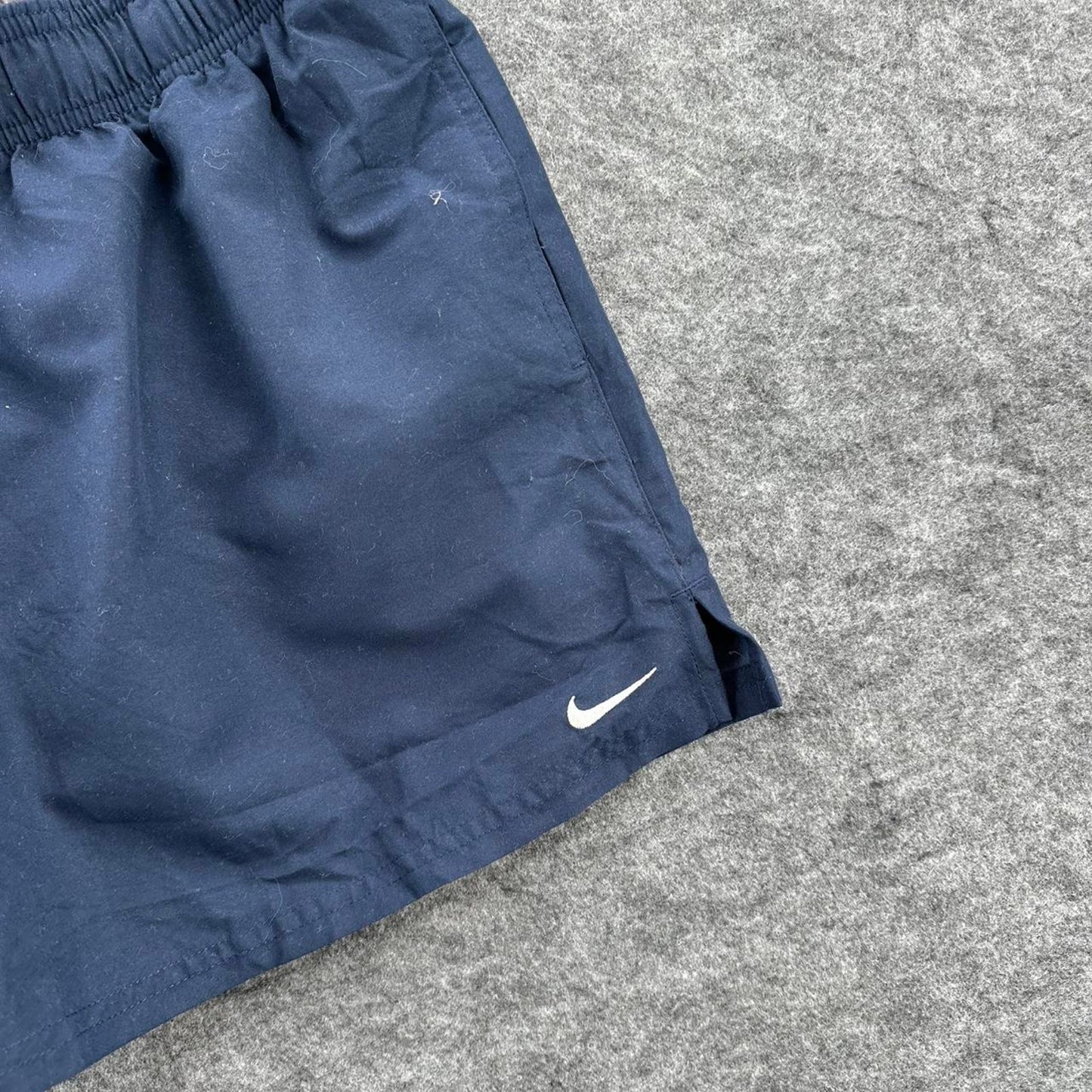 Nike navy blue running shorts