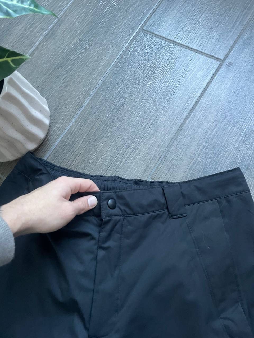 Nike black drill waterproof membrane y2k sweatpants