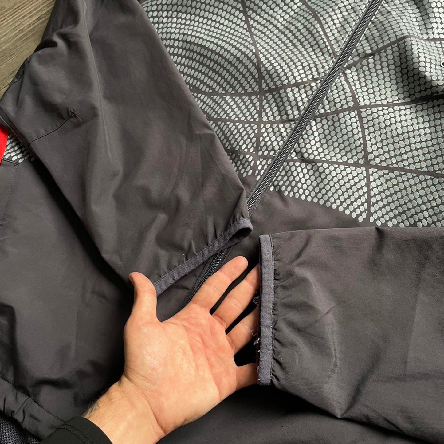 Reebok zip nylon vintage baggy y2k L jacket