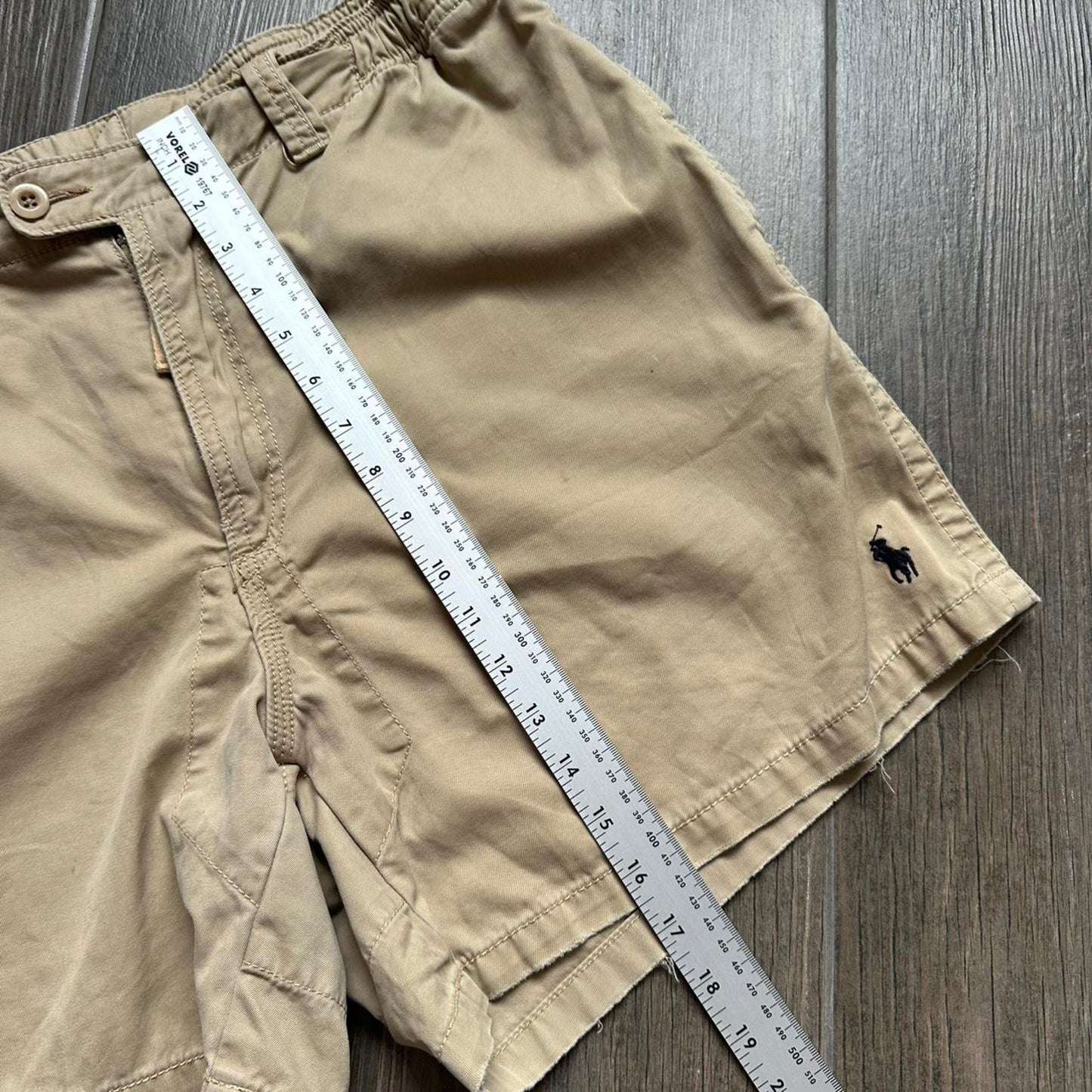 Polo Ralph Lauren tan cargo vintage shorts