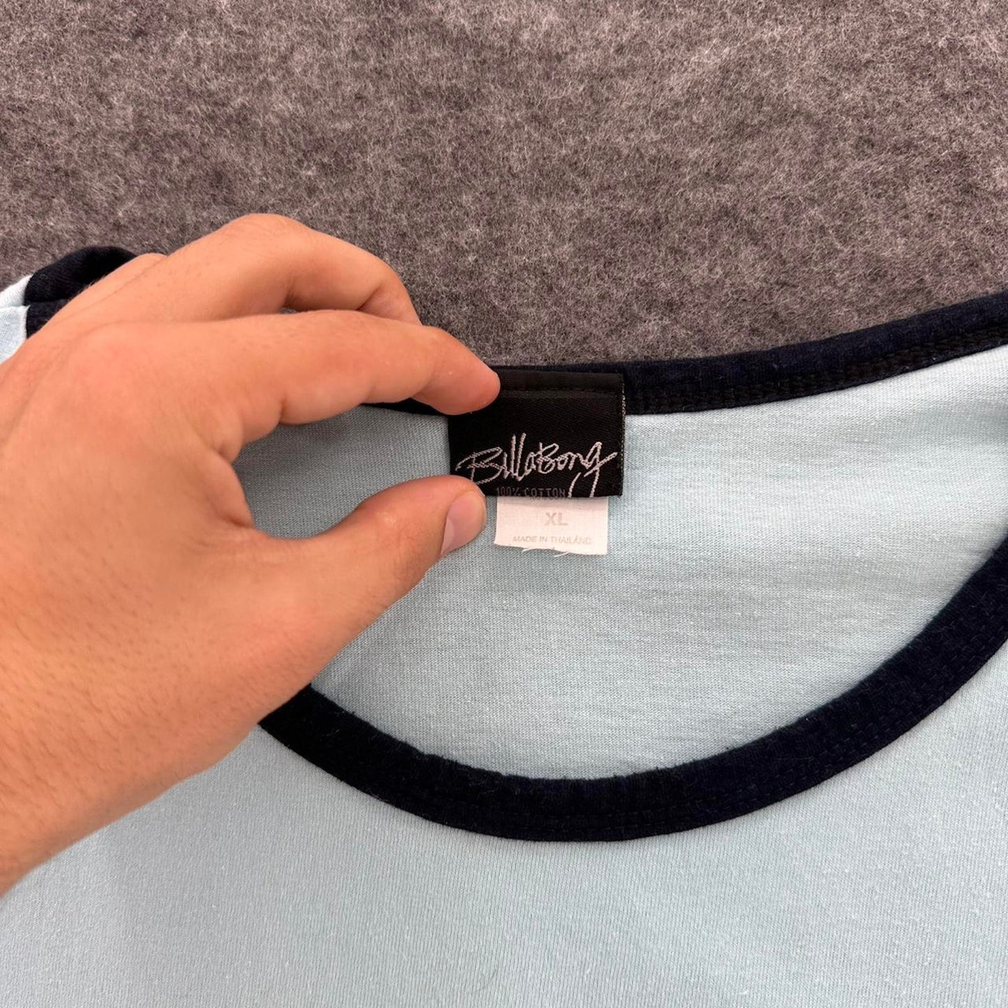 Billabong blue white tank