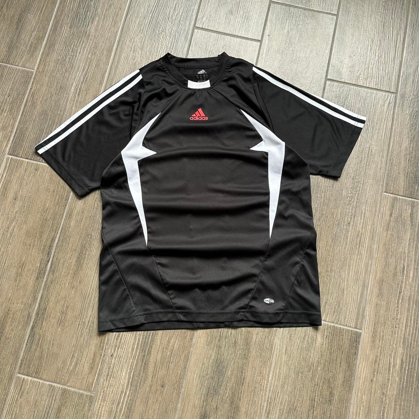 Adidas black white soccer