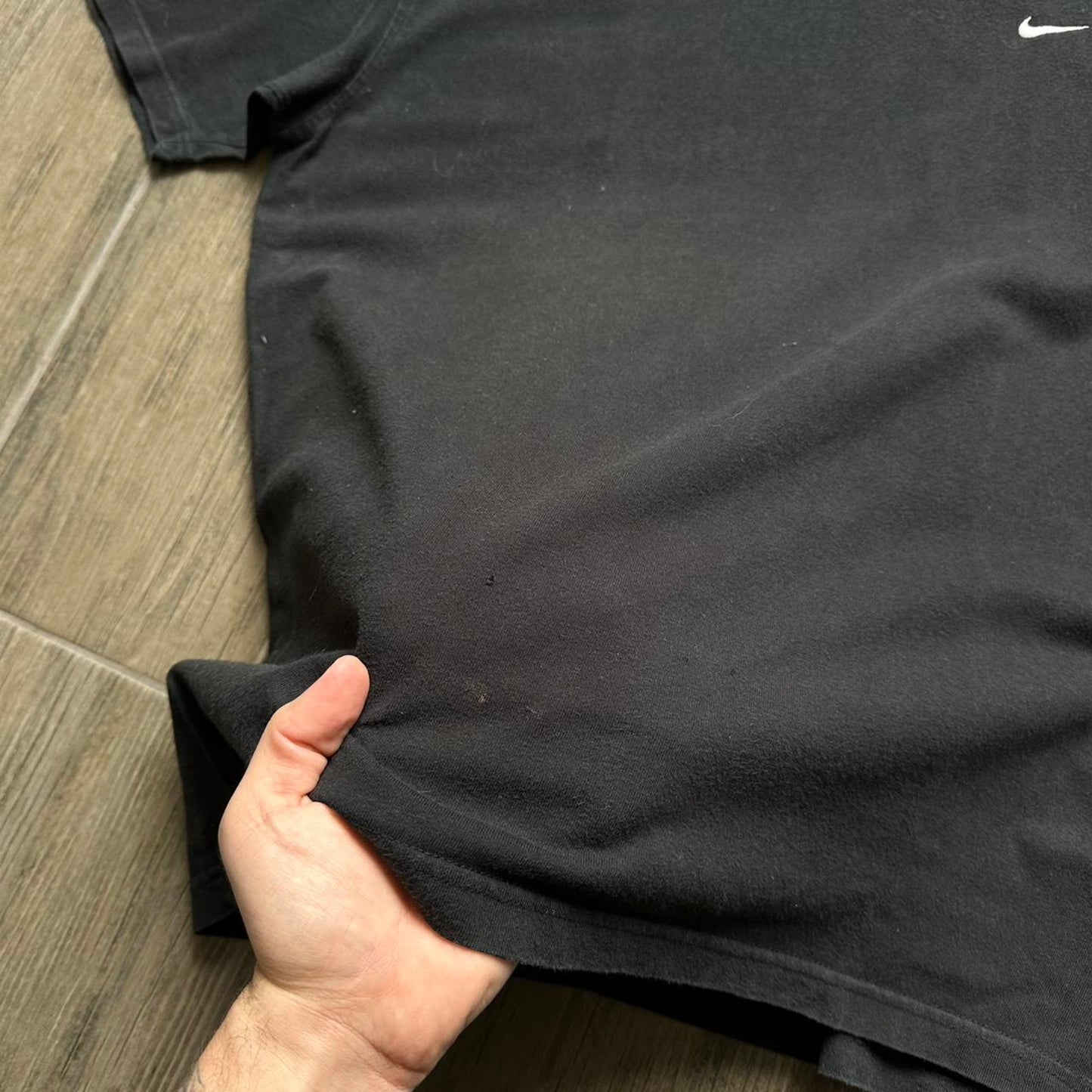 Black nike y2k t-shirt