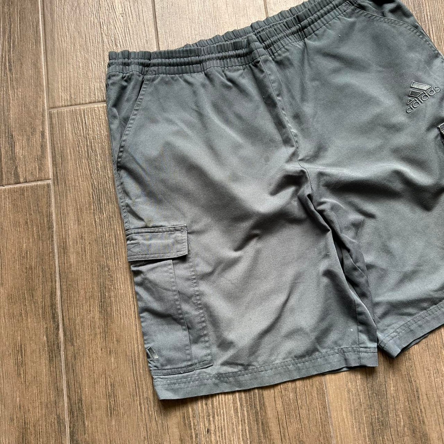 Adidas grey cargo shorts