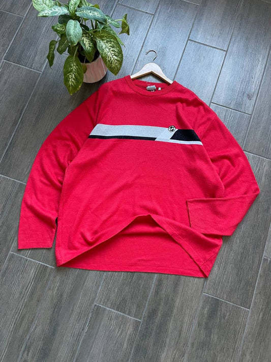 Billabong y2k red knitt sweater