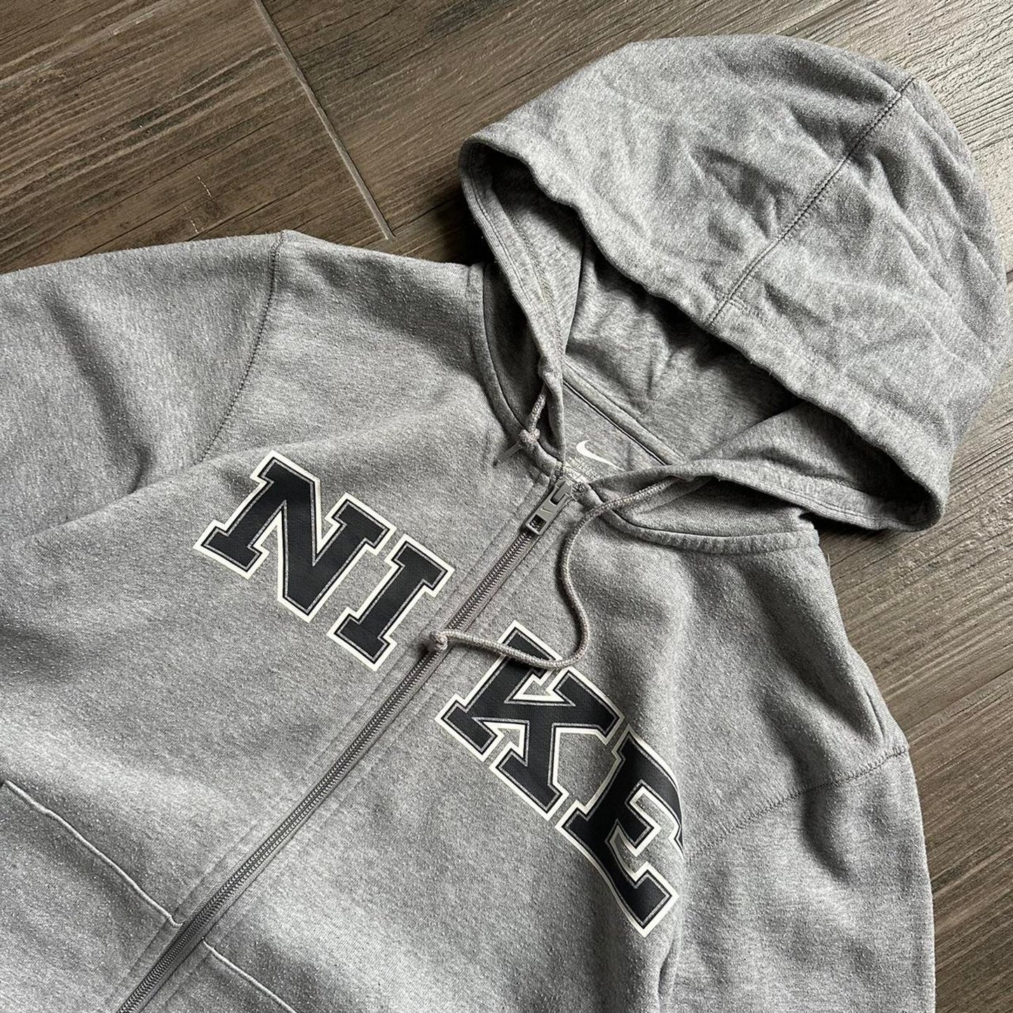 Nike grey y2k vintage streetwear S hoodie