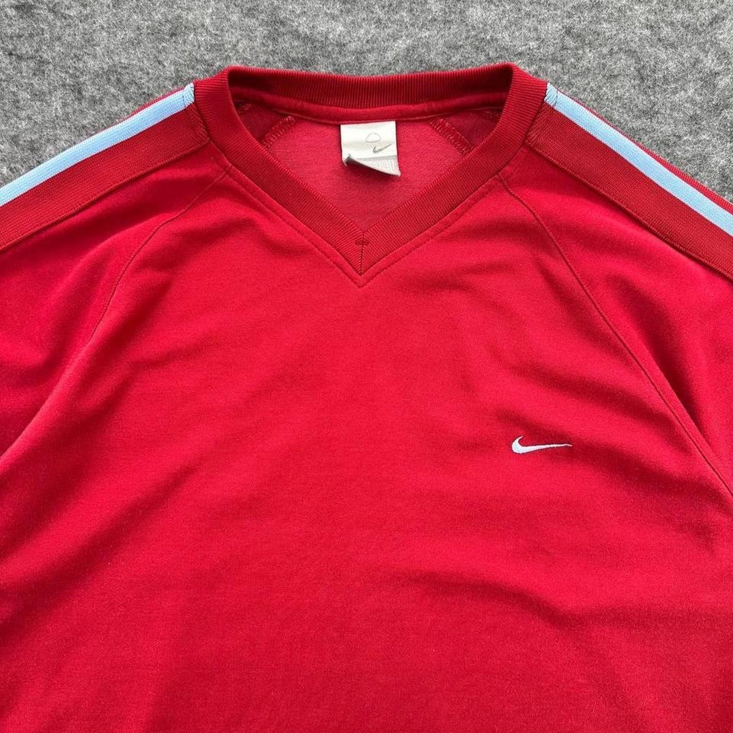 Nike red soccer jersey with
