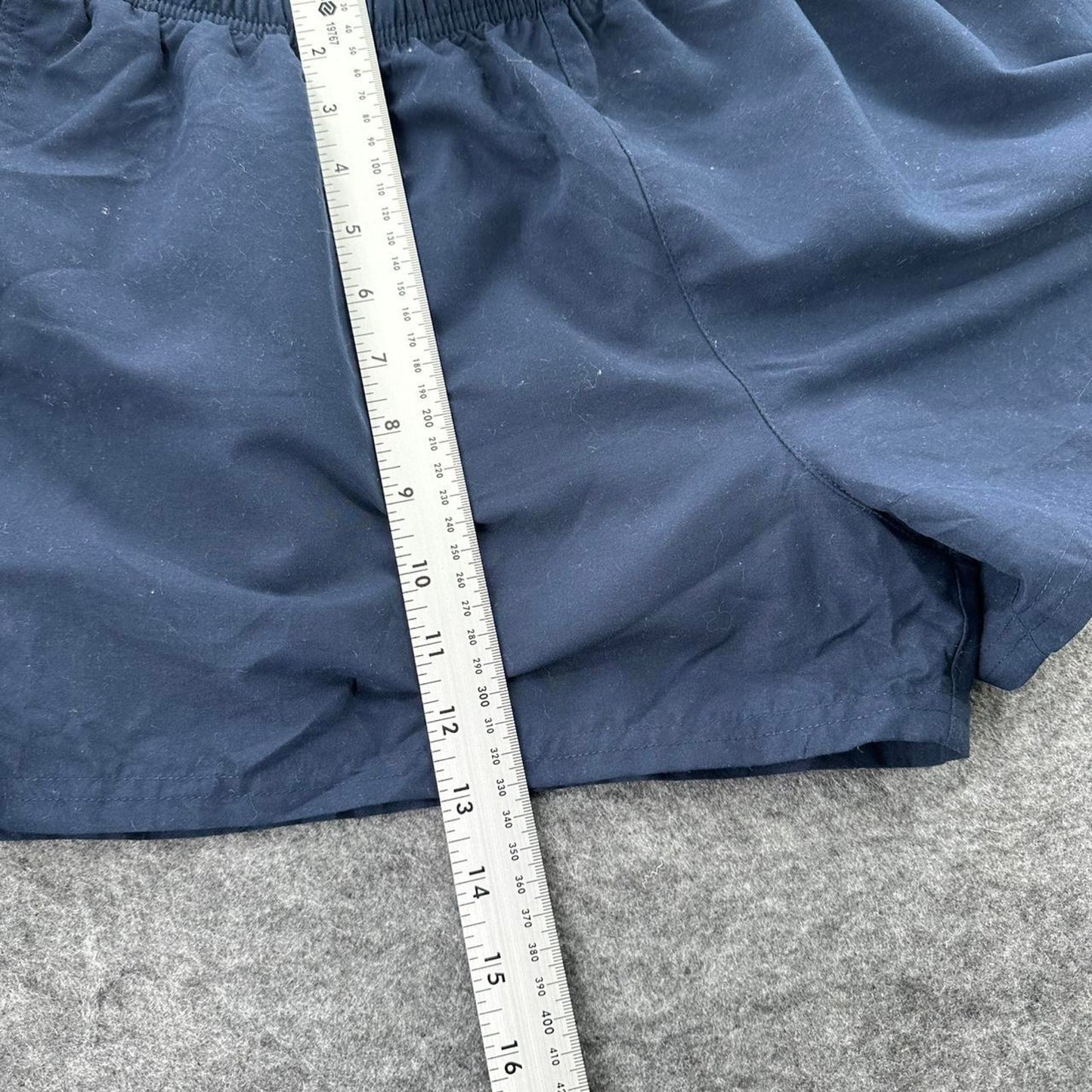 Nike navy blue running shorts