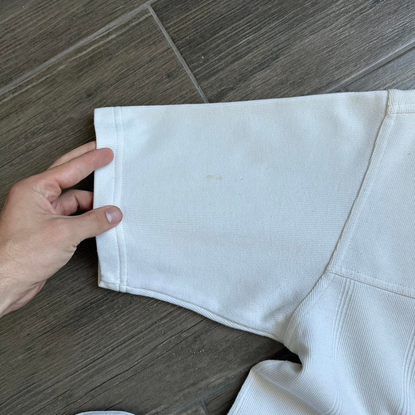Adidas white boxy fit short