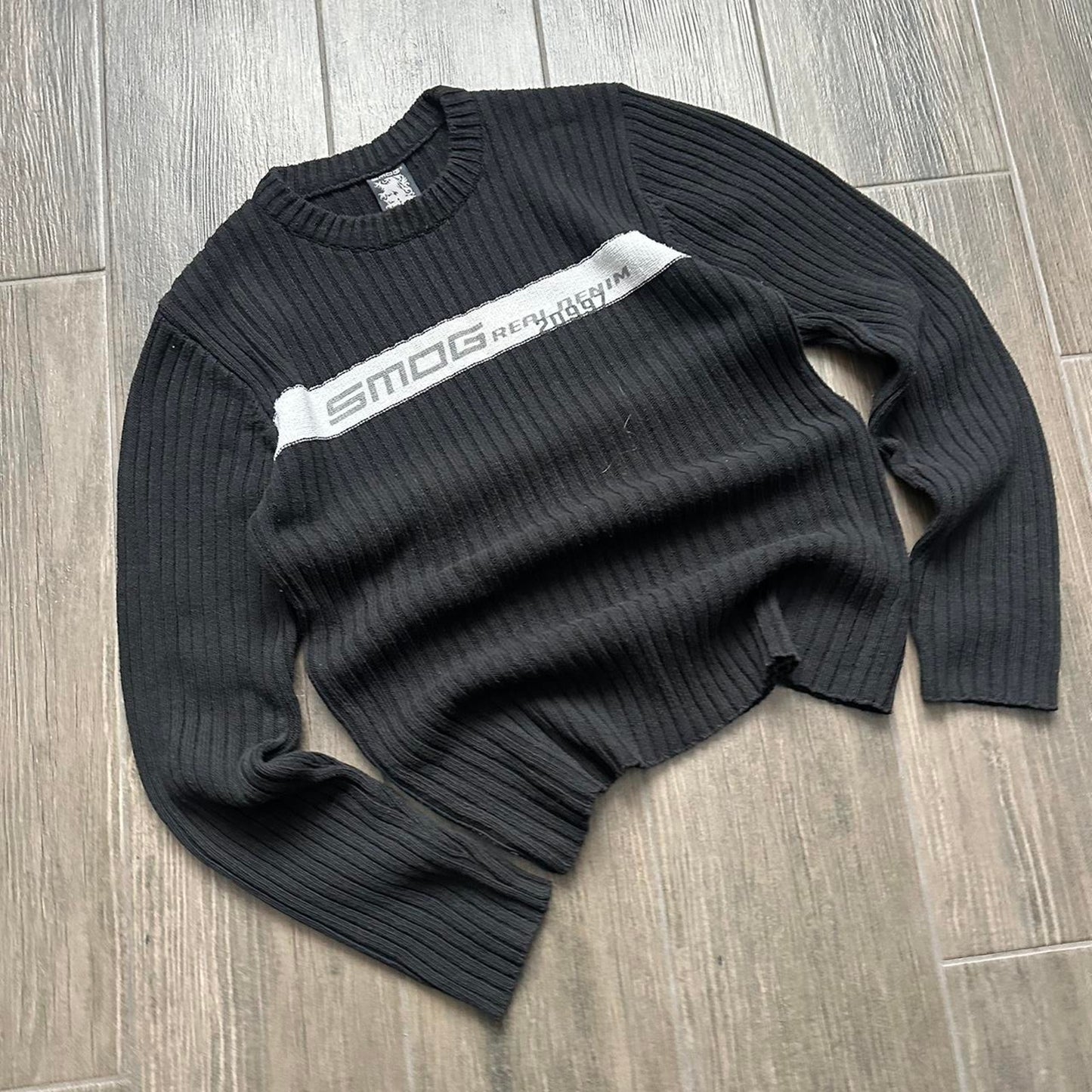 Y2k Smog Japanese style knitted M jumper
