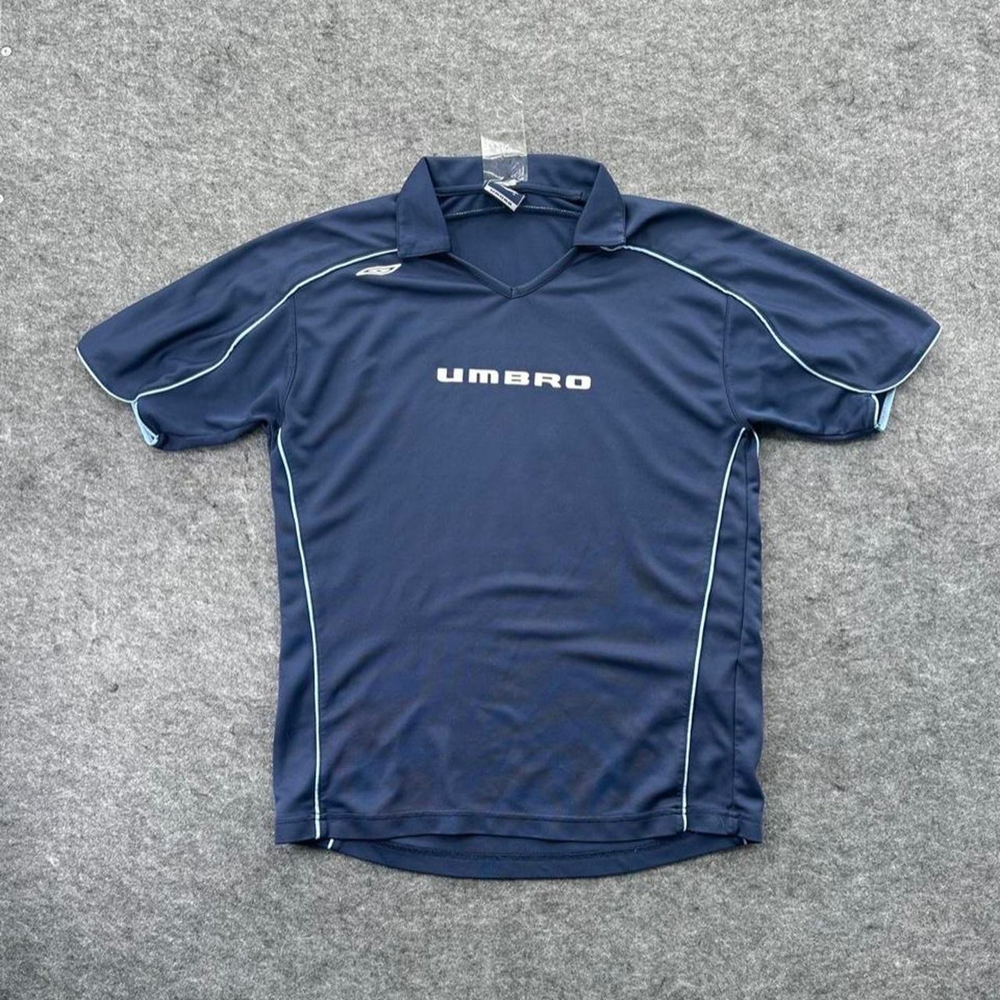 Navy blue umbro polo shirt