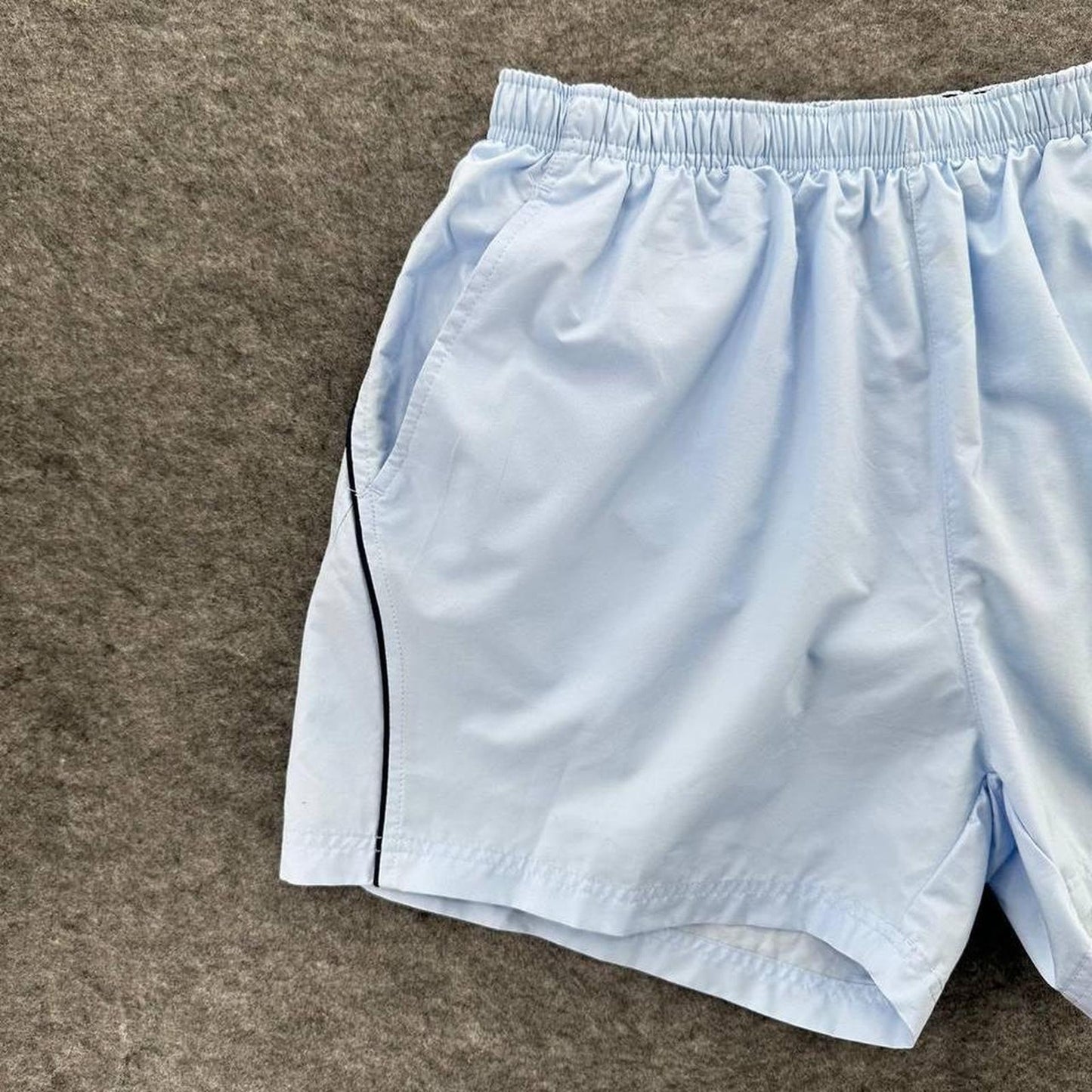 Nike white blue shorts
