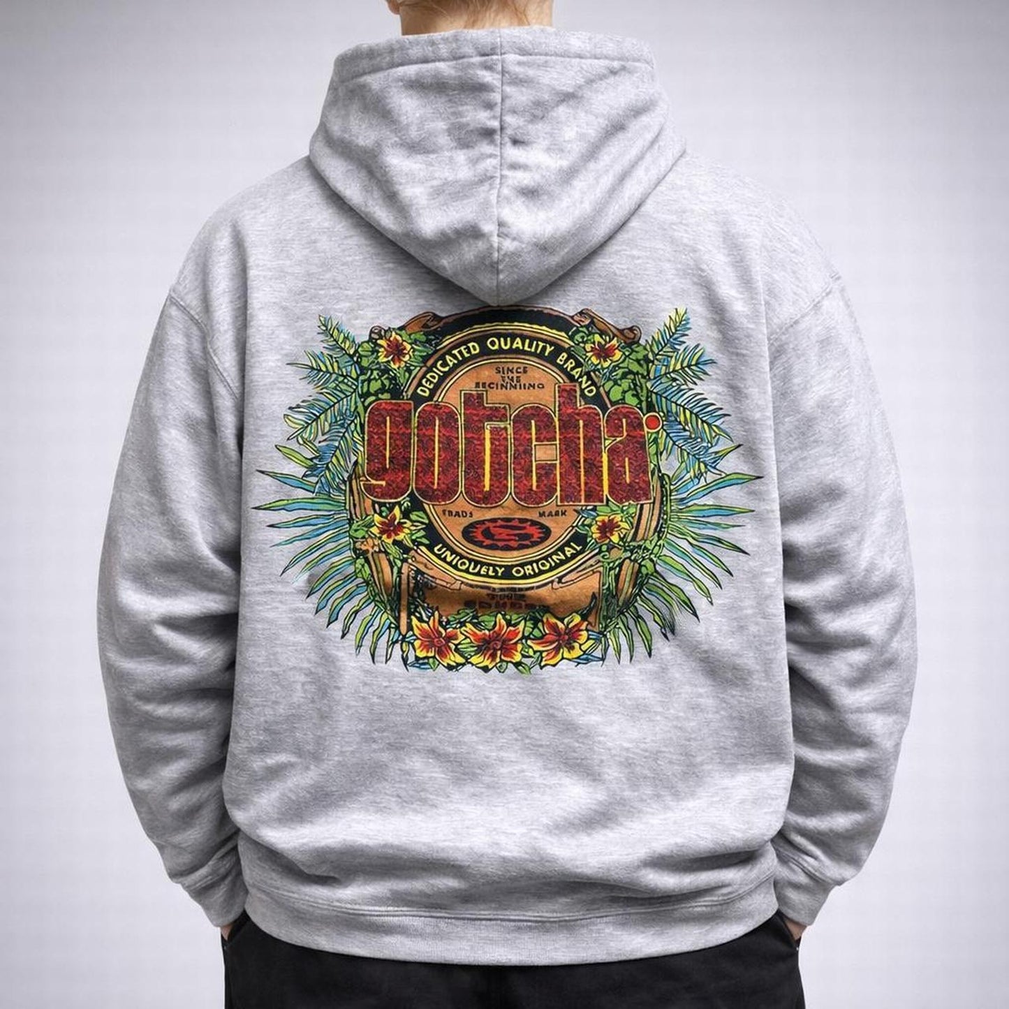 Gotcha baggy surf wear hoodie