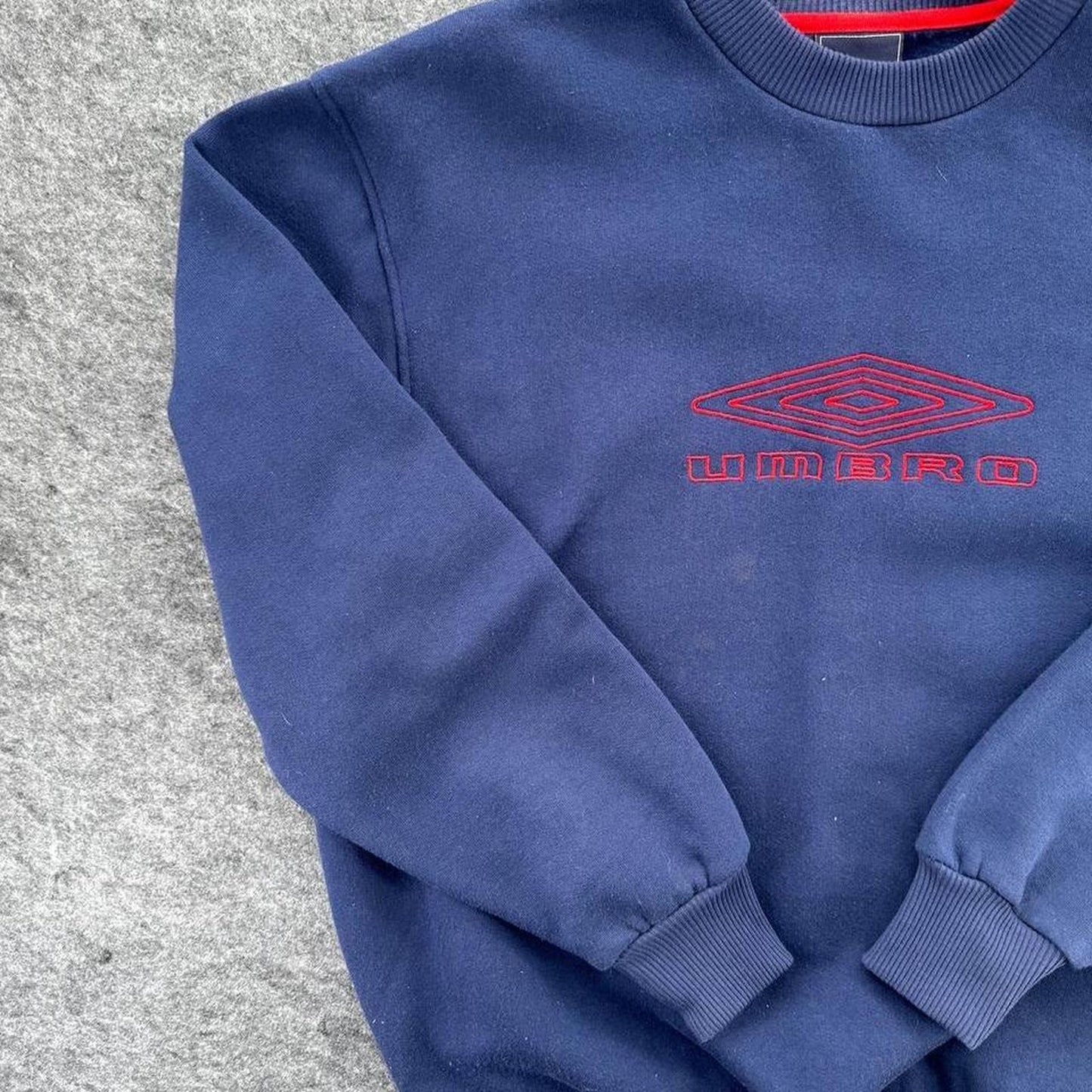 Y2k umbro navy blue crewneck