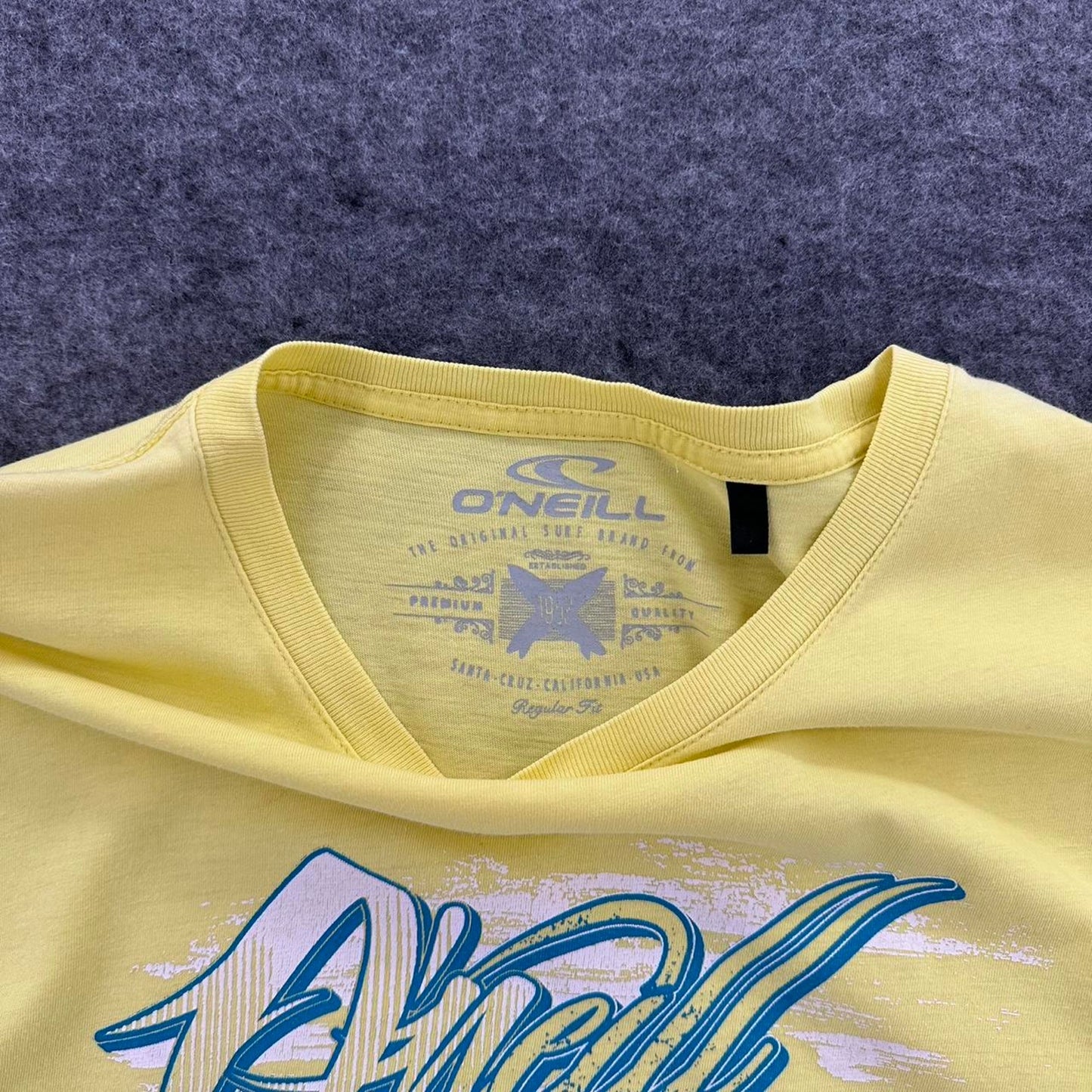 Oneill yellow surf tee