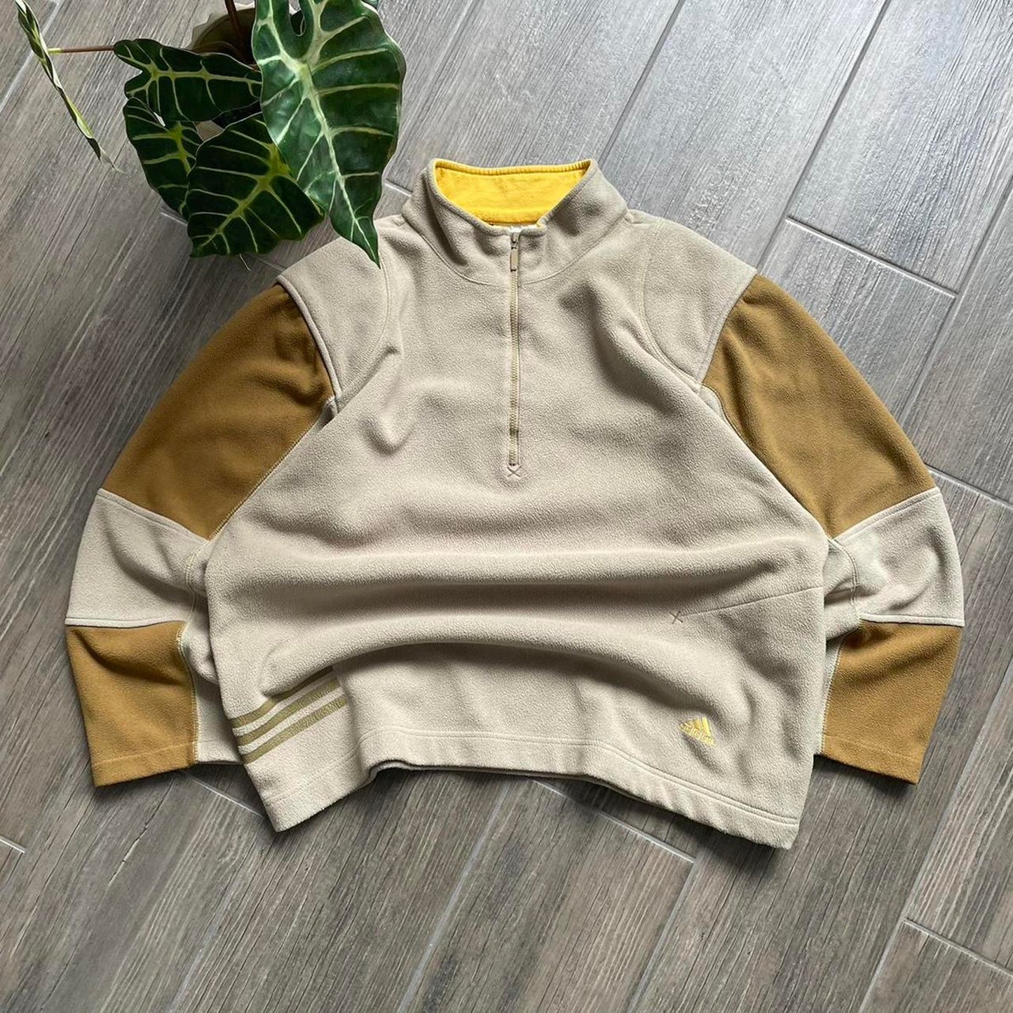 Adidas women fleece gorpcore y2k jumper