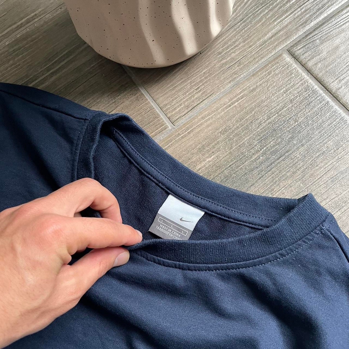 Nike navy vintage Oversized L light sweatshirt