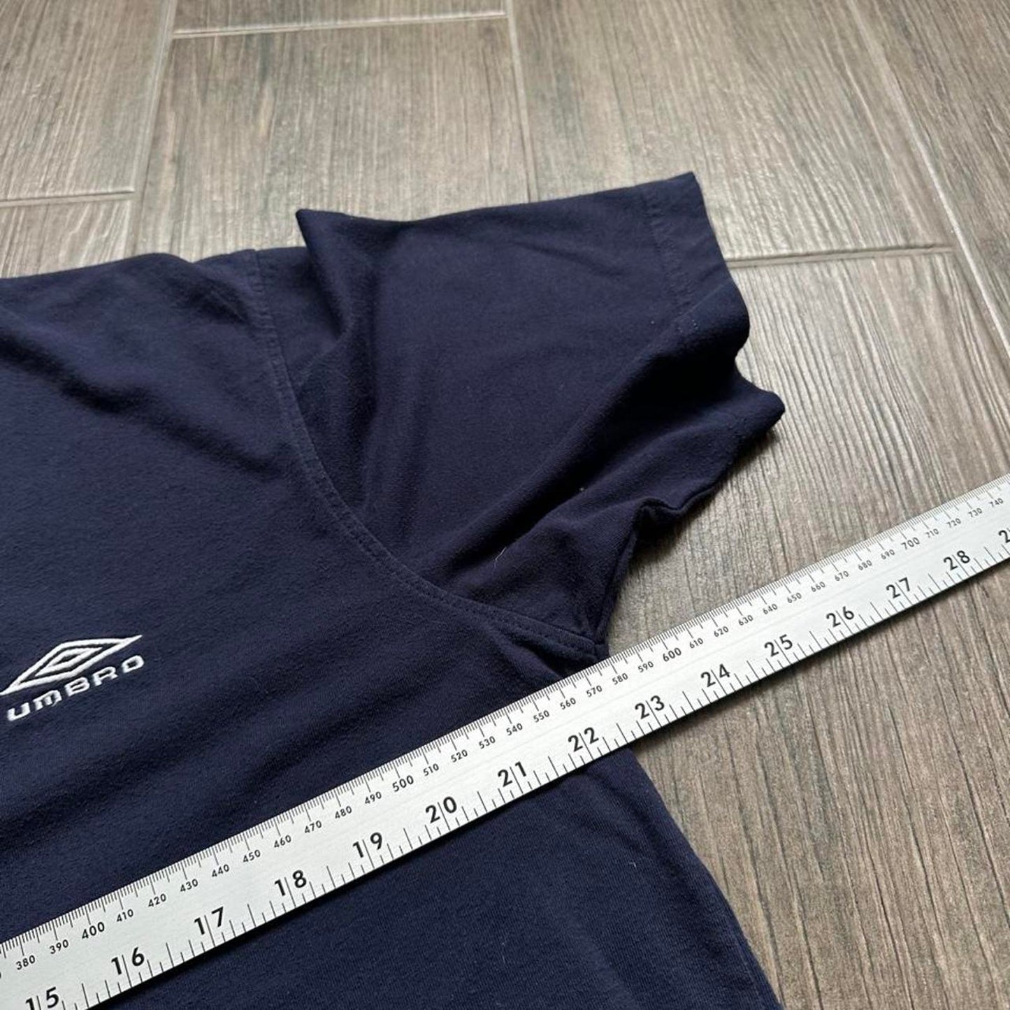 Navy blue Umbro V-neck T-shirt
