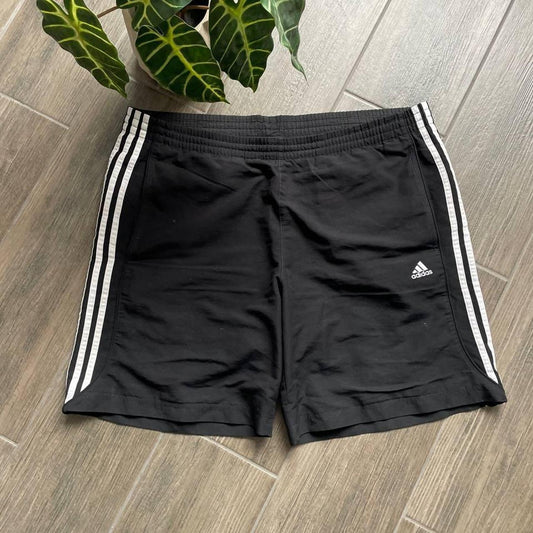 Adidas summer black y2k nylon shorts